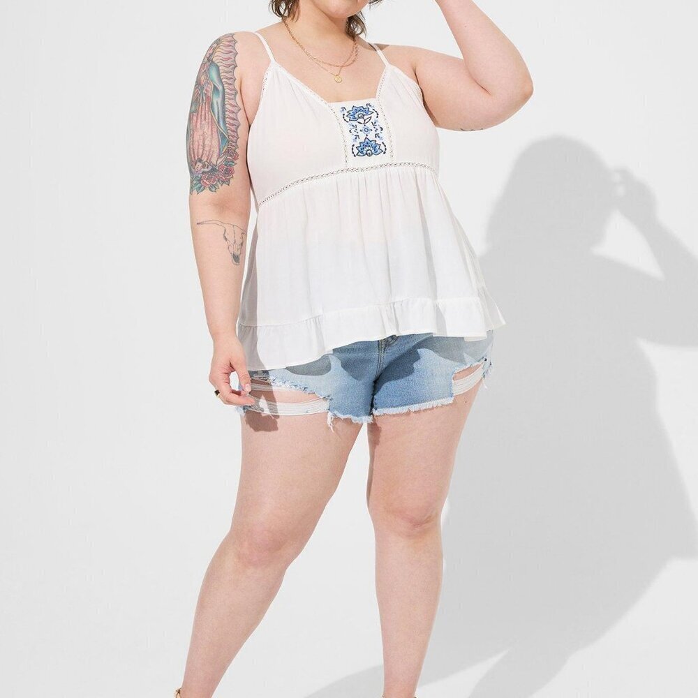 Challis Embroidered Cami - Picture 5 of 5